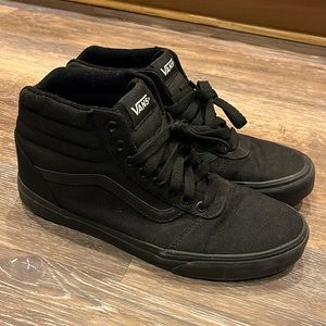 Vans black high tops